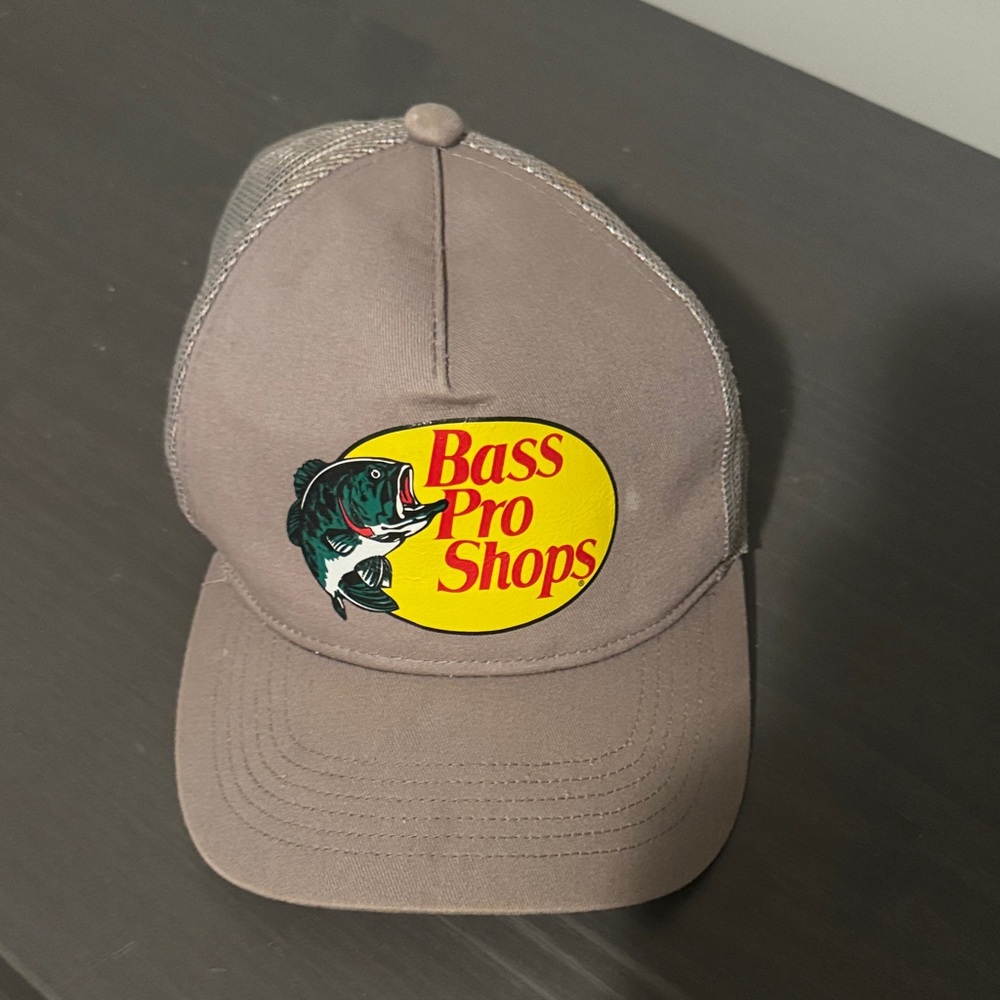 Bass Pro Shops Brown Cap with Yellow Logo